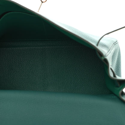 Hermes Togo Kelly Retourne 28 Malachite 5 of 11
