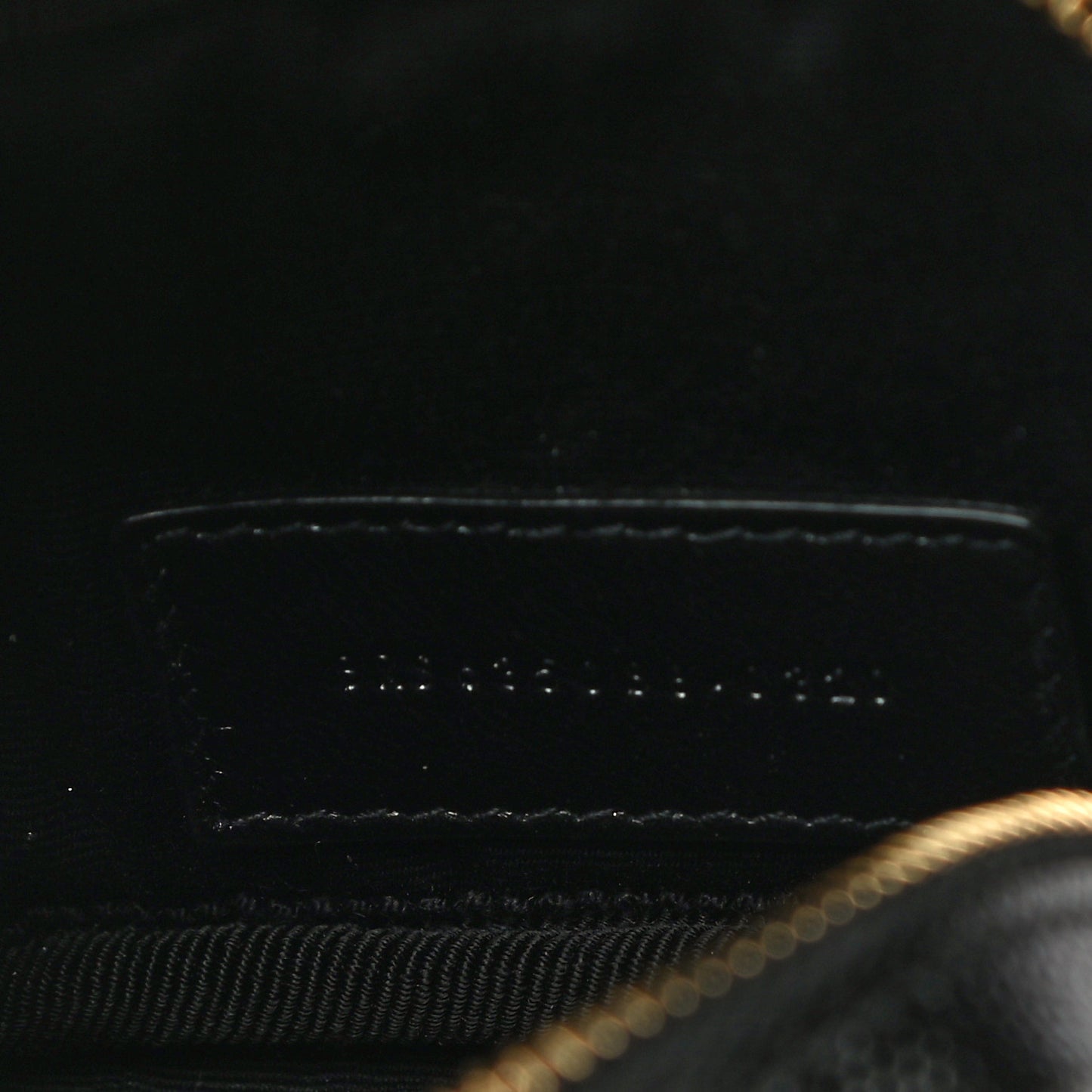 Grain De Poudre Matelasse Monogram Baby Lou Camera Bag Black