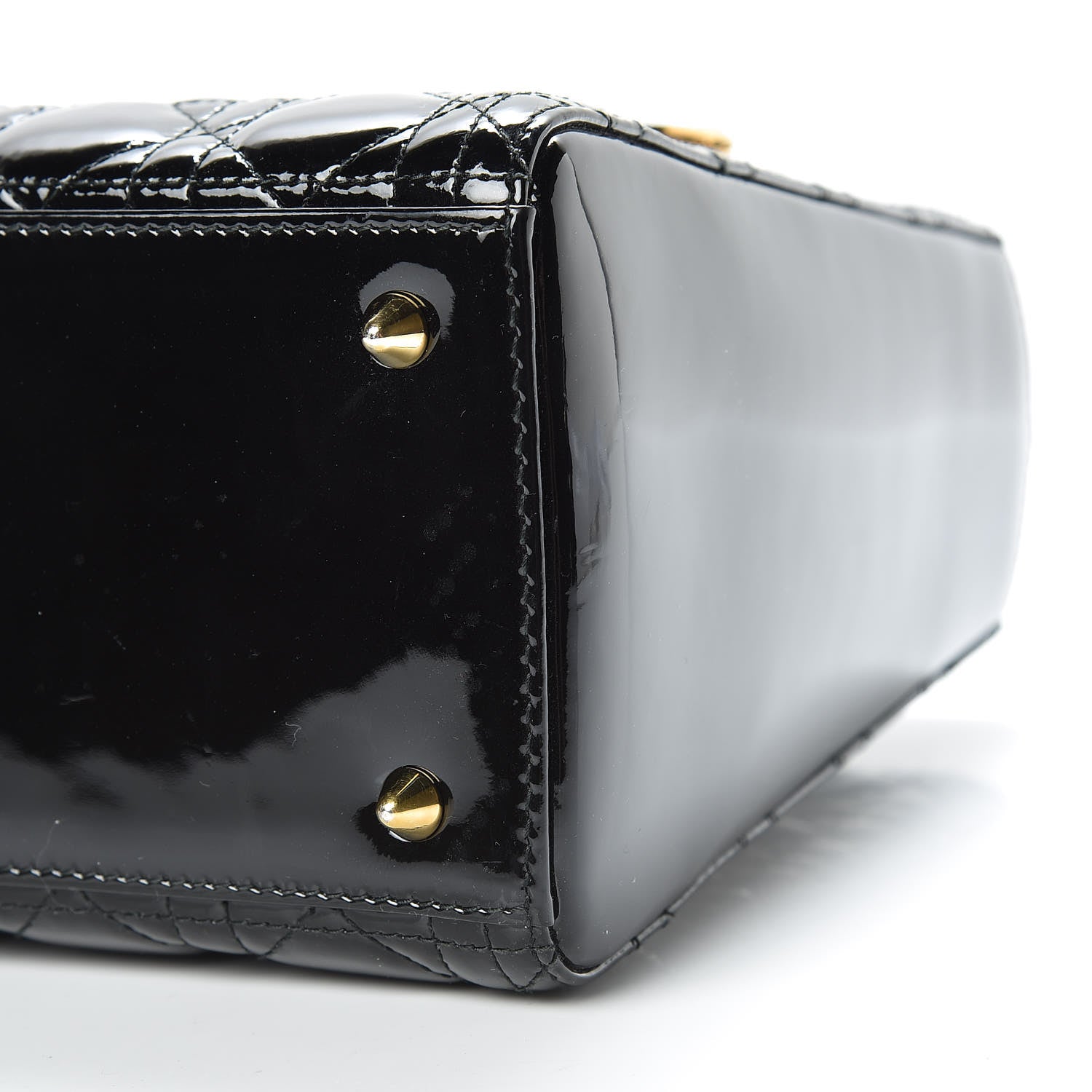 Christian Dior Patent Cannage Medium Lady Dior Black 10 of 10
