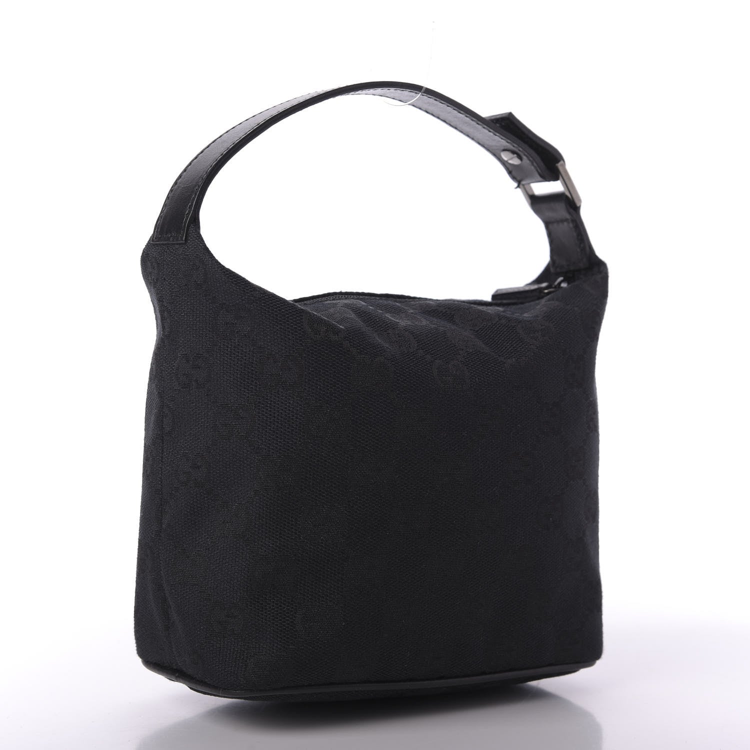 Gucci Monogram GG Pochette Shoulder Bag Black 3 of 9