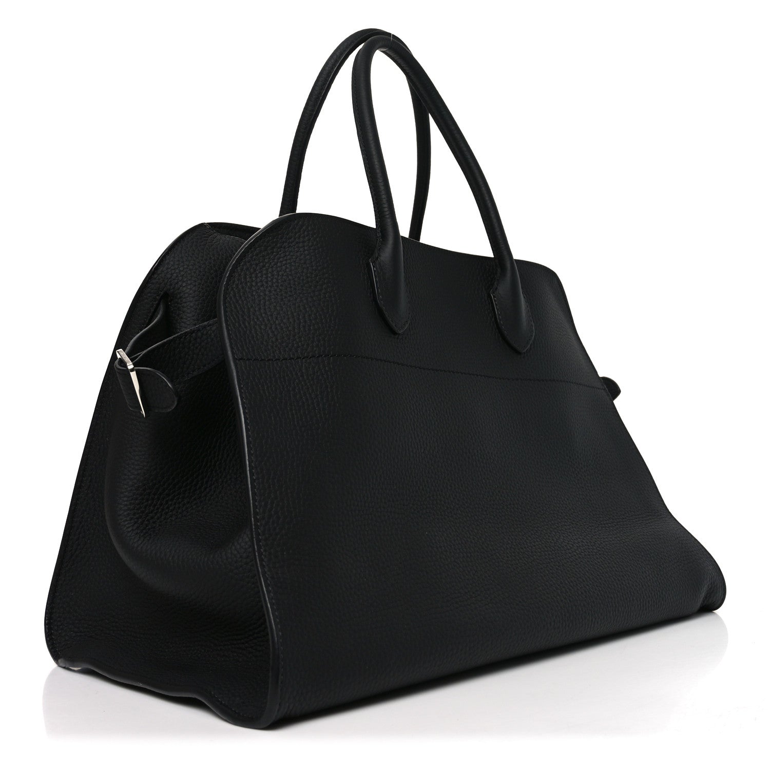 The Row Matte Grained Calfskin Soft Margaux 15 Black 3 of 9