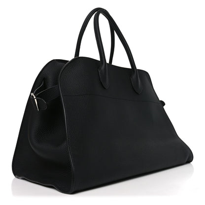The Row Matte Grained Calfskin Soft Margaux 15 Black 3 of 9