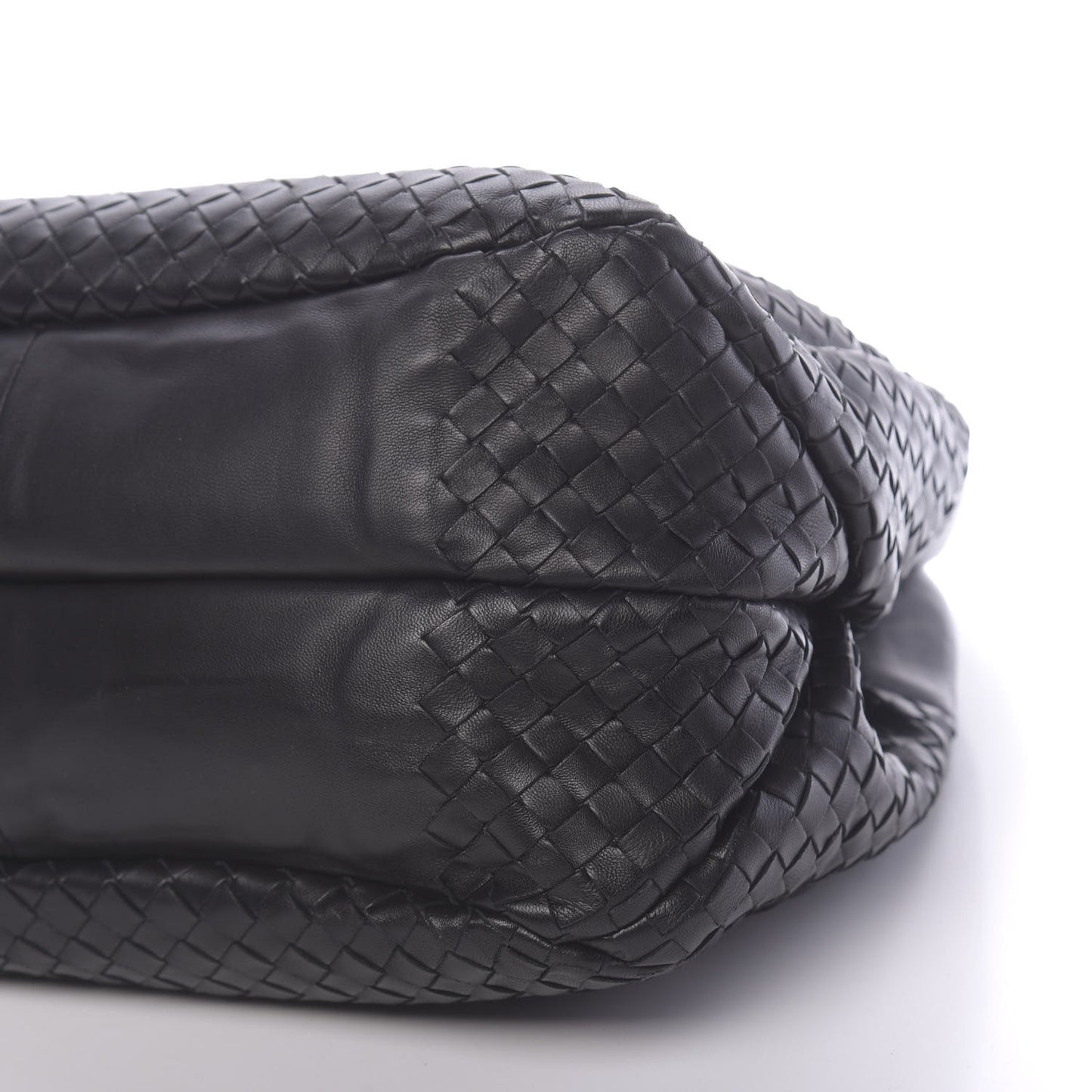 Nappa Intrecciato Medium Campana Black