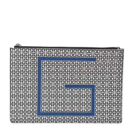 Givenchy Coated Canvas Medium Iconic Print Zip Pouch Multicolor 1 of 8