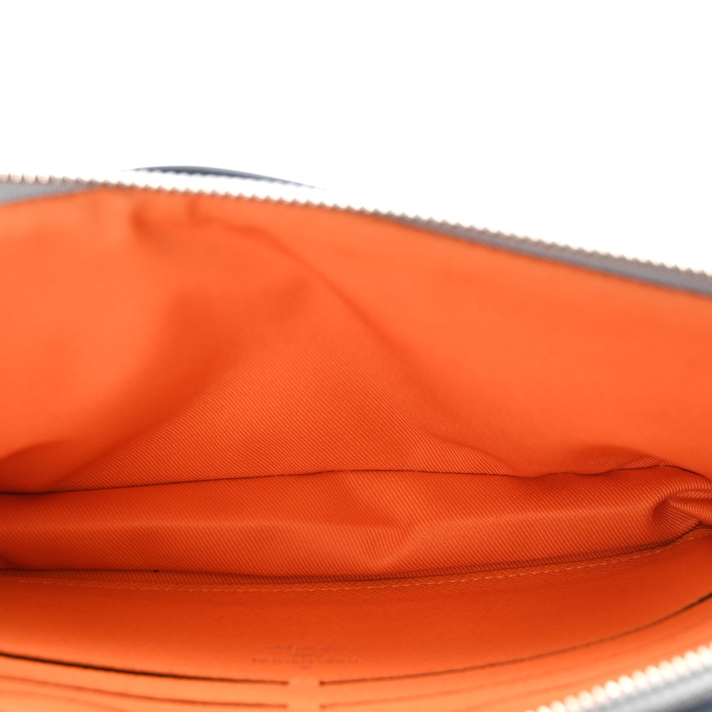 Monogram Satellite Alpha Clutch Silver