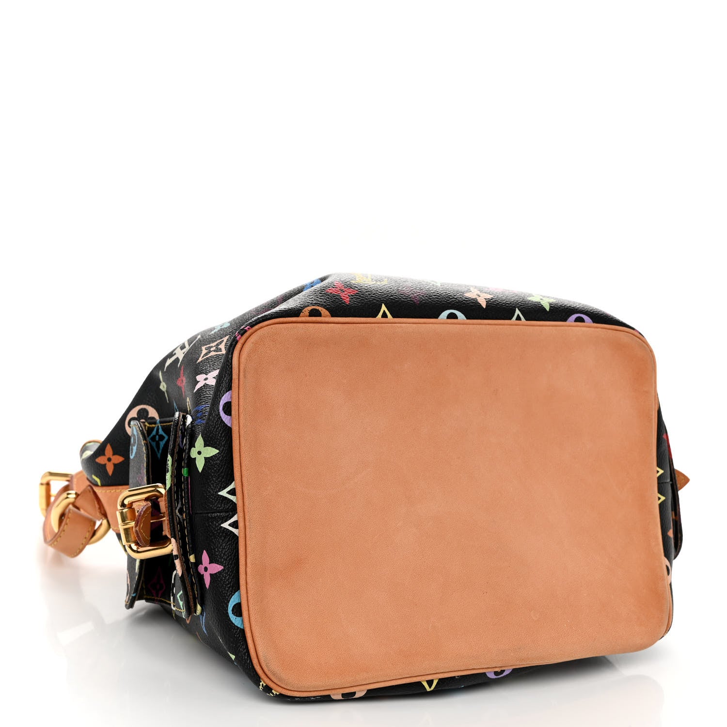 Louis Vuitton Monogram Multicolor Petit Noe Black 4 of 9