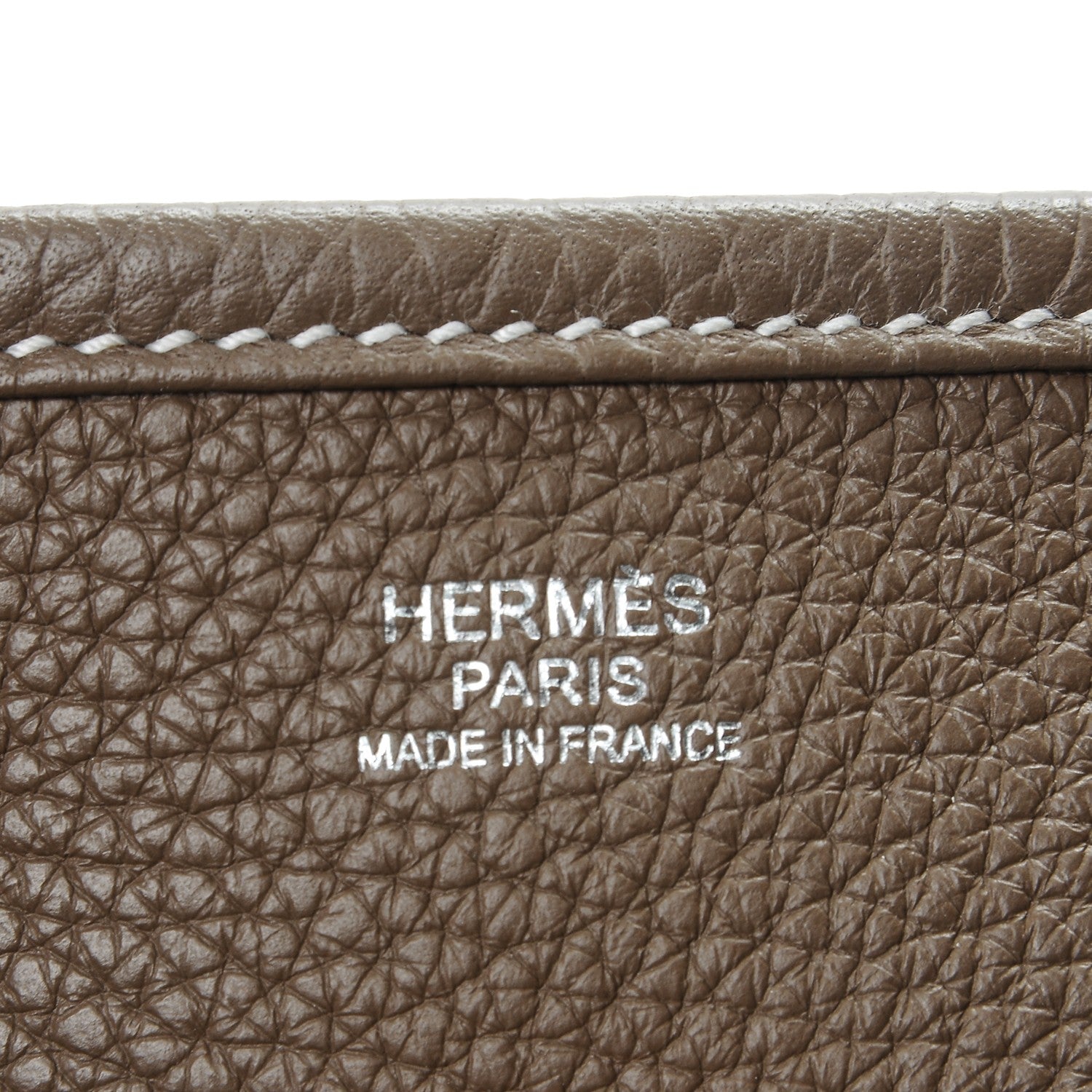 Hermes Taurillon Clemence Evelyne III PM Etoupe 6 of 7