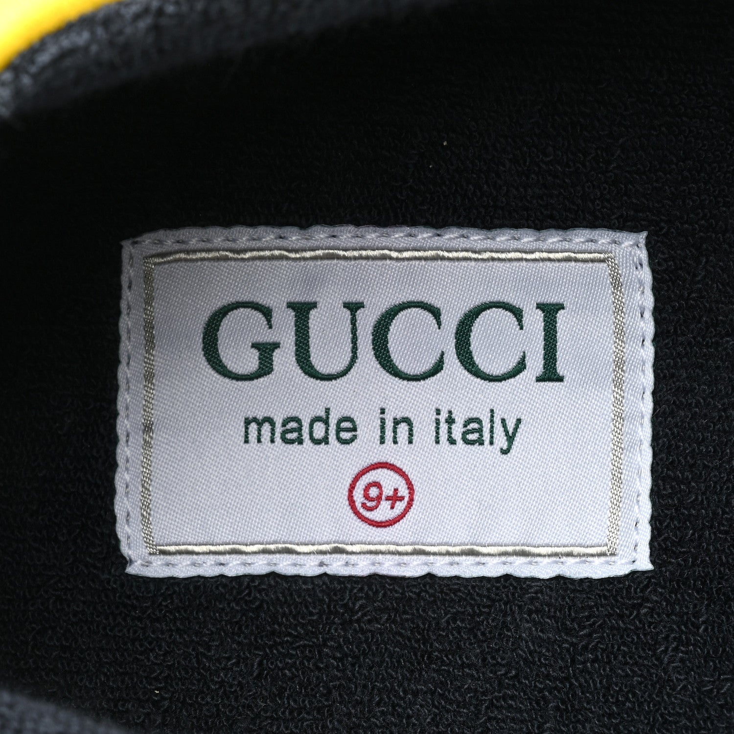 Gucci GG Supreme Monogram Mix Monogram Mens Rhyton Sneakers 9.5 London Blue Beige Sun Yellow 8 of 8