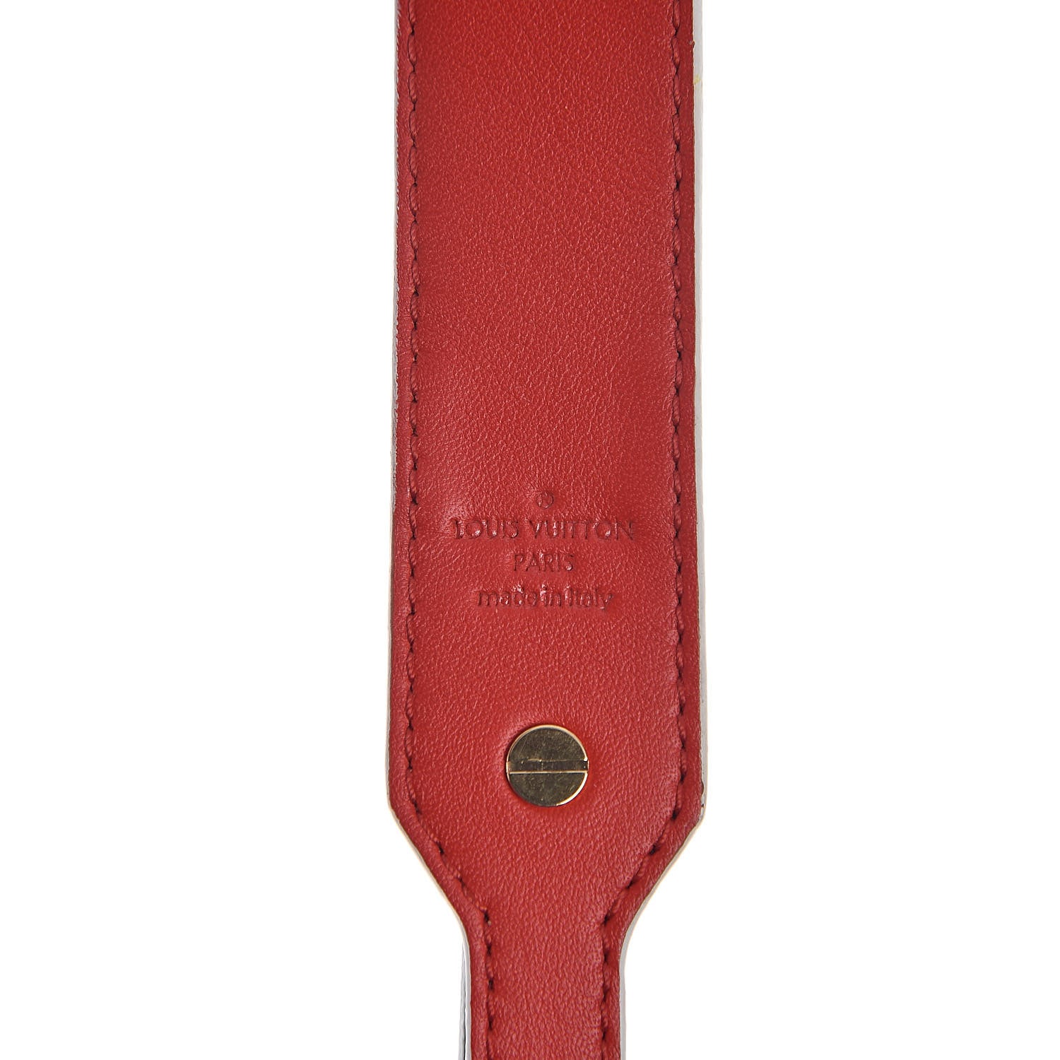 Louis Vuitton Monogram Bandouliere Shoulder Strap XL Coquelicot 3 of 4