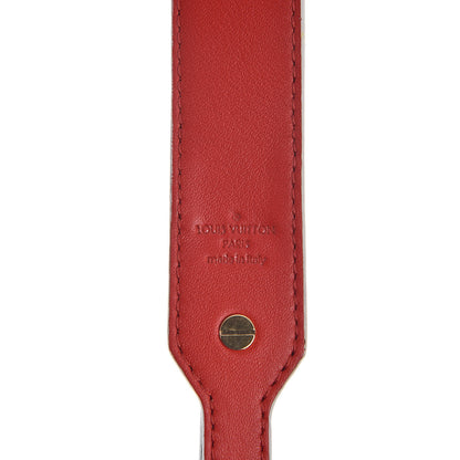 Louis Vuitton Monogram Bandouliere Shoulder Strap XL Coquelicot 3 of 4