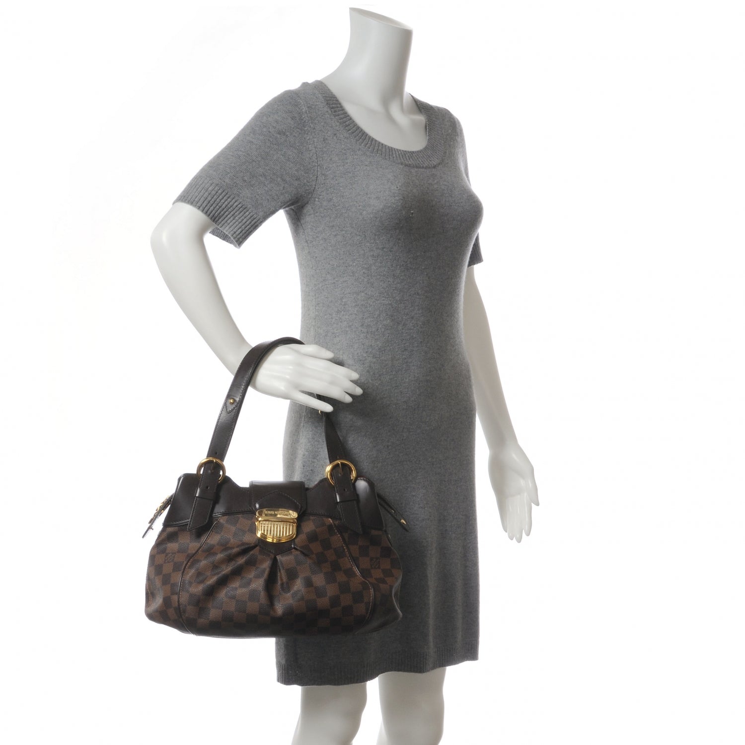 Louis Vuitton Damier Ebene Sistina PM 2 of 7
