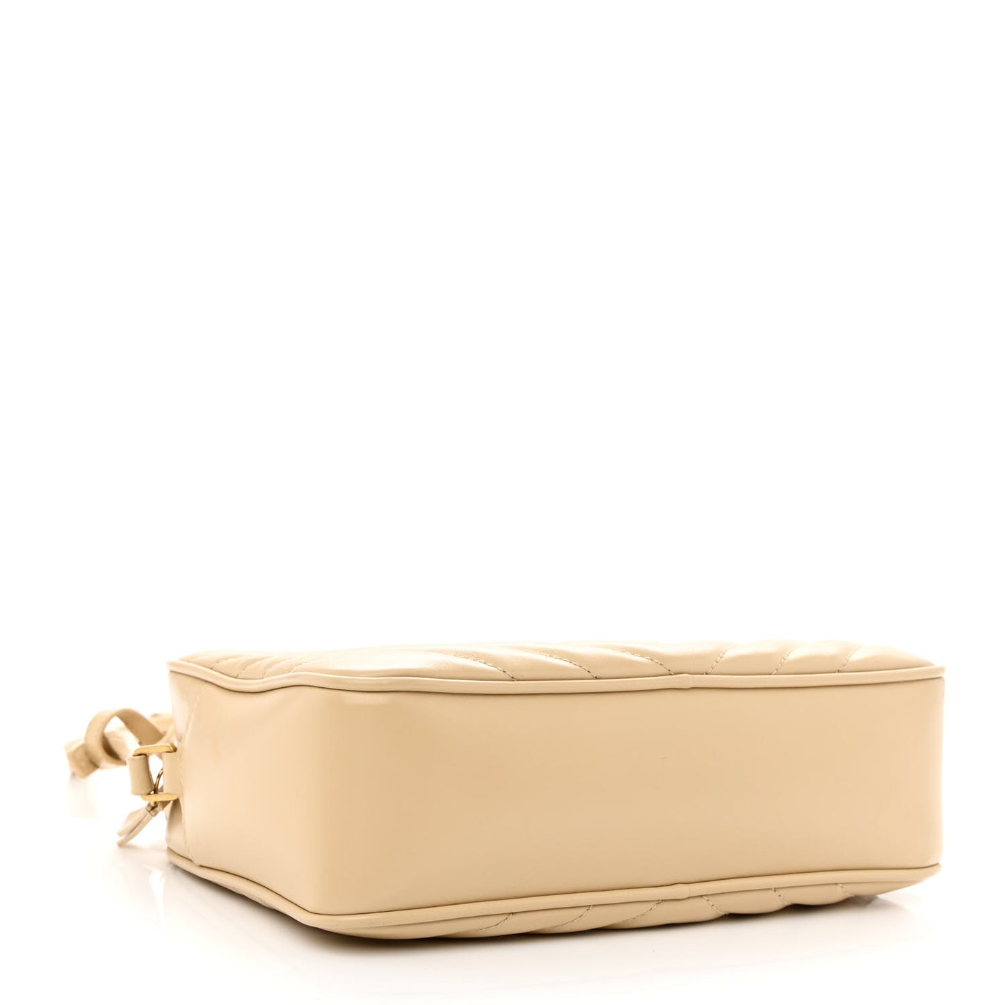 Calfskin Matelasse Monogram Lou Camera Bag Nude Powder