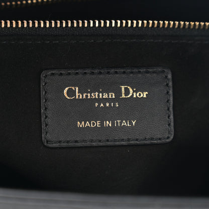Christian Dior Lambskin Cannage Medium Lady Dior Black 6 of 11