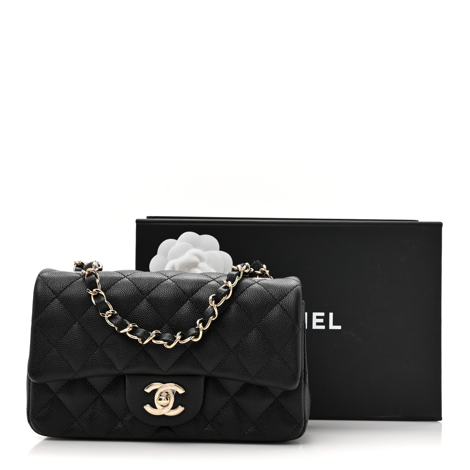 Chanel Caviar Quilted Mini Rectangular Flap Black 11 of 11