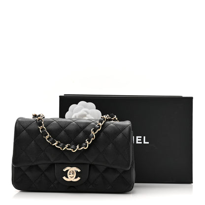 Chanel Caviar Quilted Mini Rectangular Flap Black 11 of 11