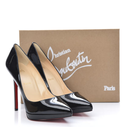 Christian Louboutin Patent Pigalle Plato 120 Pumps 40.5 Black 8 of 8