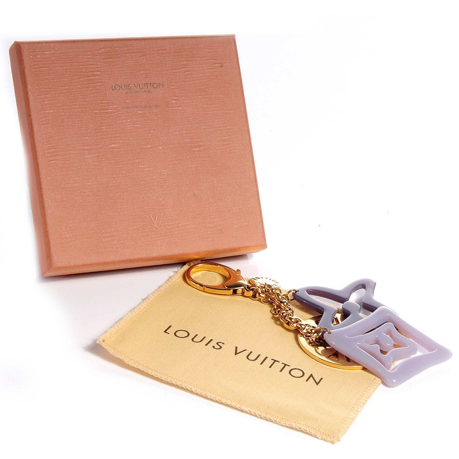 Louis Vuitton Tahitienne Bag Charm Lilac 5 of 5