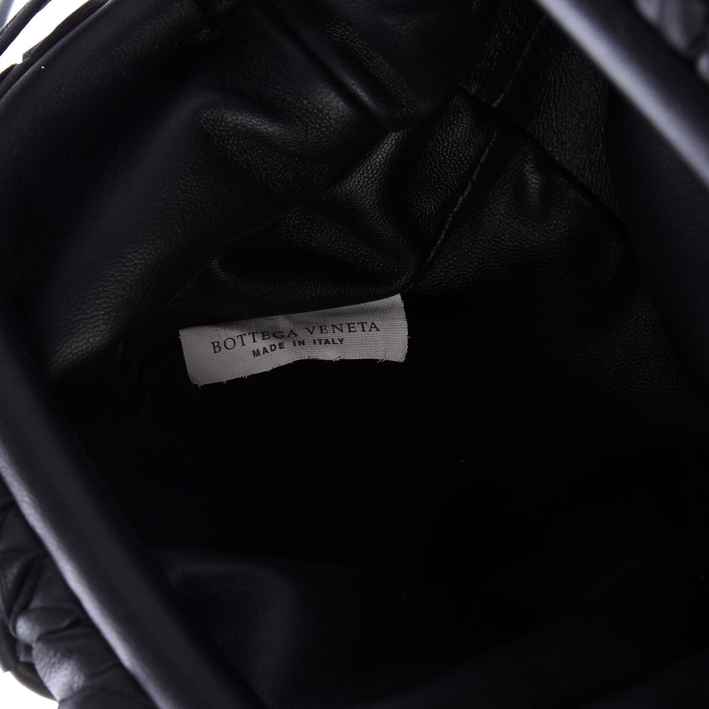 Nappa Intrecciato The Mini Pouch Black