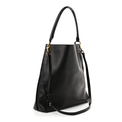 Saint Laurent Calfskin Hobo Black 4 of 10