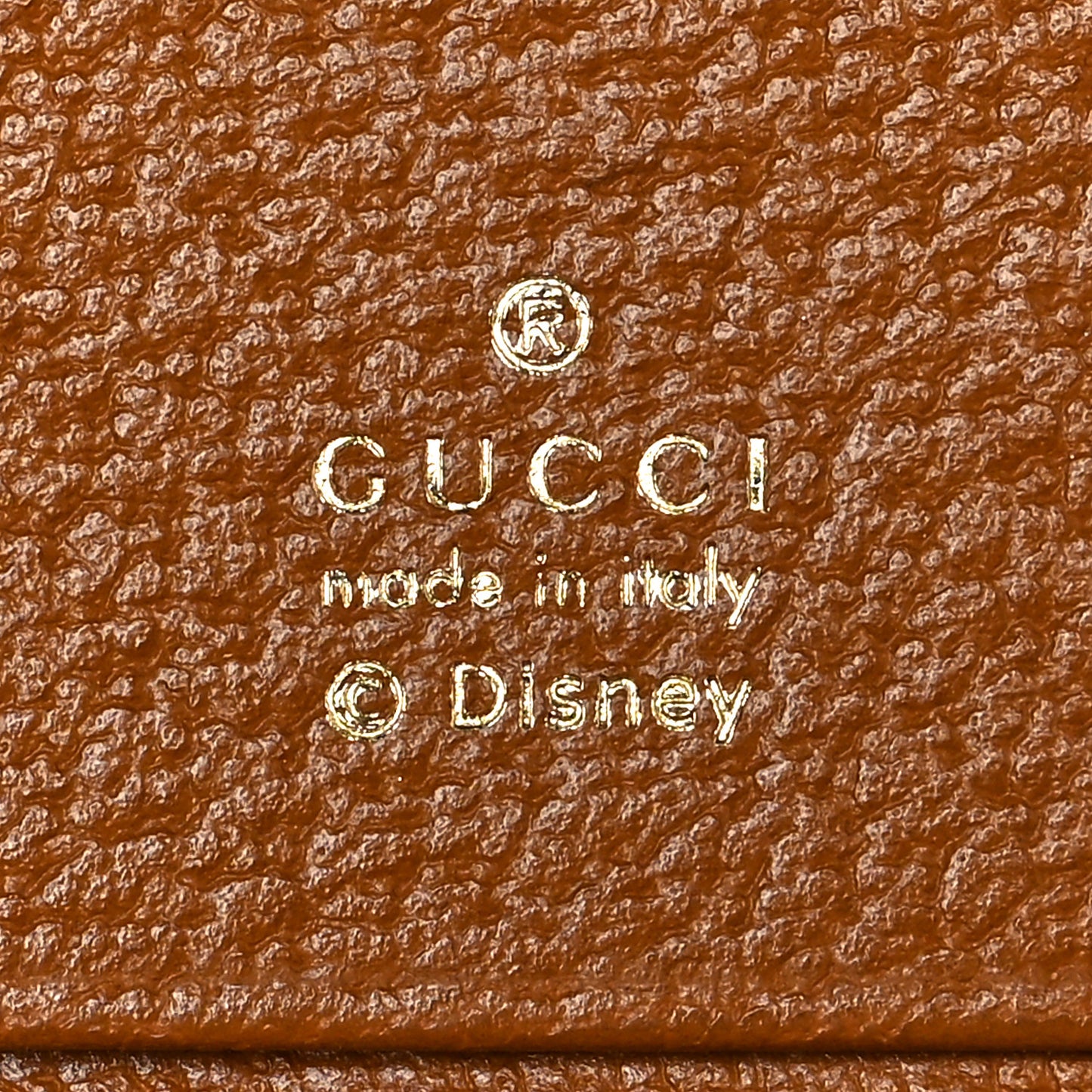 X DISNEY Mini Vintage GG Supreme Monogram Mickey Mouse Card Holder Wallet Beige Vintage Sun Oil