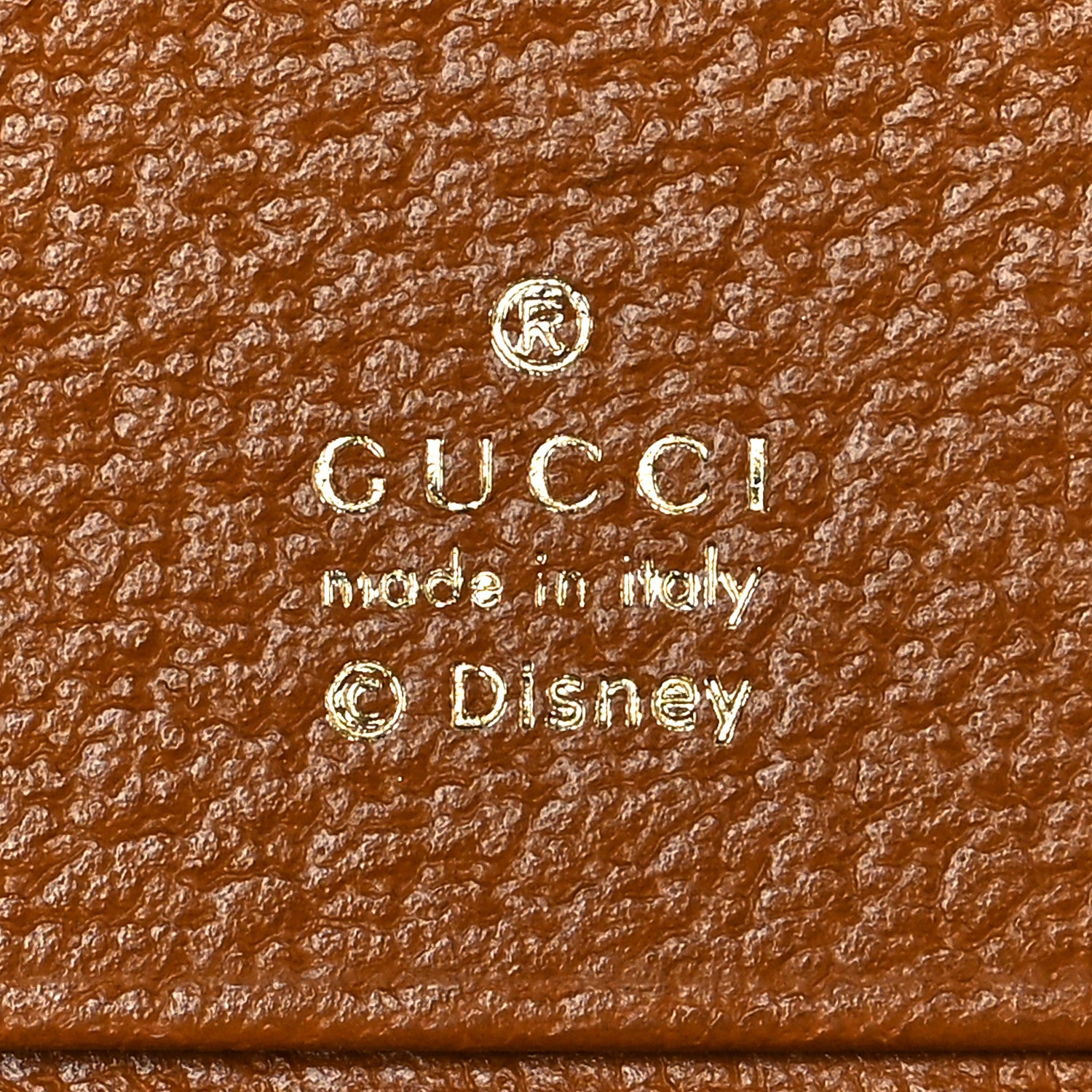 Gucci X DISNEY Mini Vintage GG Supreme Monogram Mickey Mouse Card Holder Wallet Beige Vintage Sun Oil 6 of 7