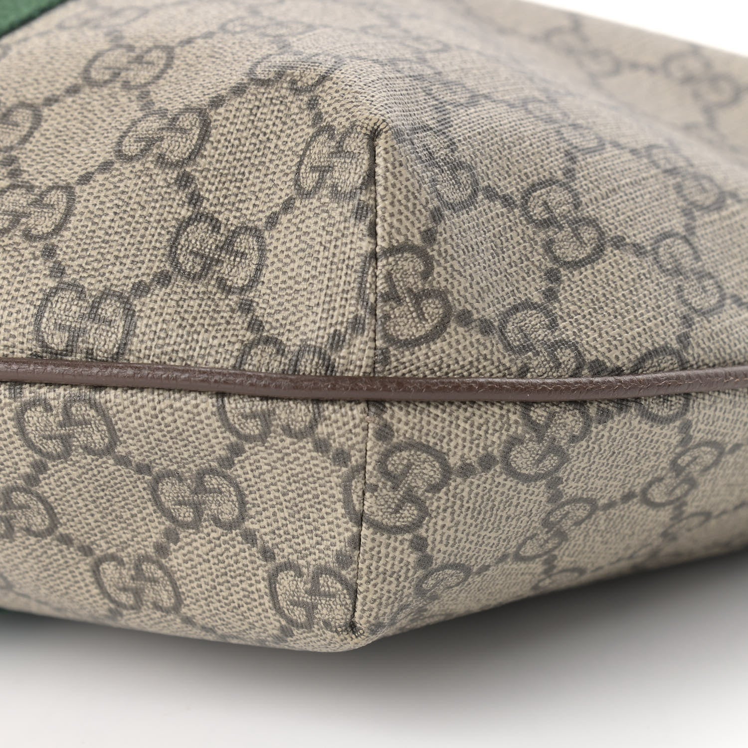 Gucci GG Supreme Monogram Web Small Ophidia Half Moon Hobo Brown 9 of 10
