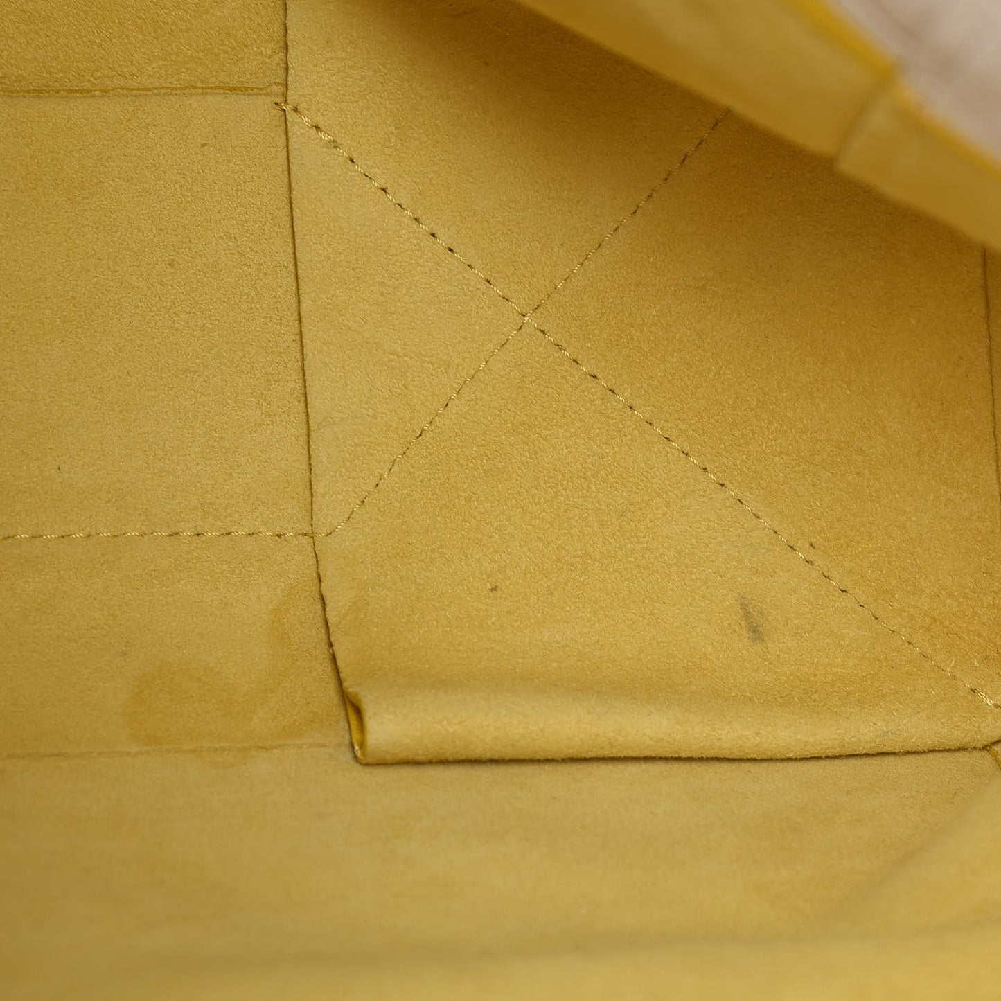 Lambskin Vertical Bi-Cabas White Sun Yellow