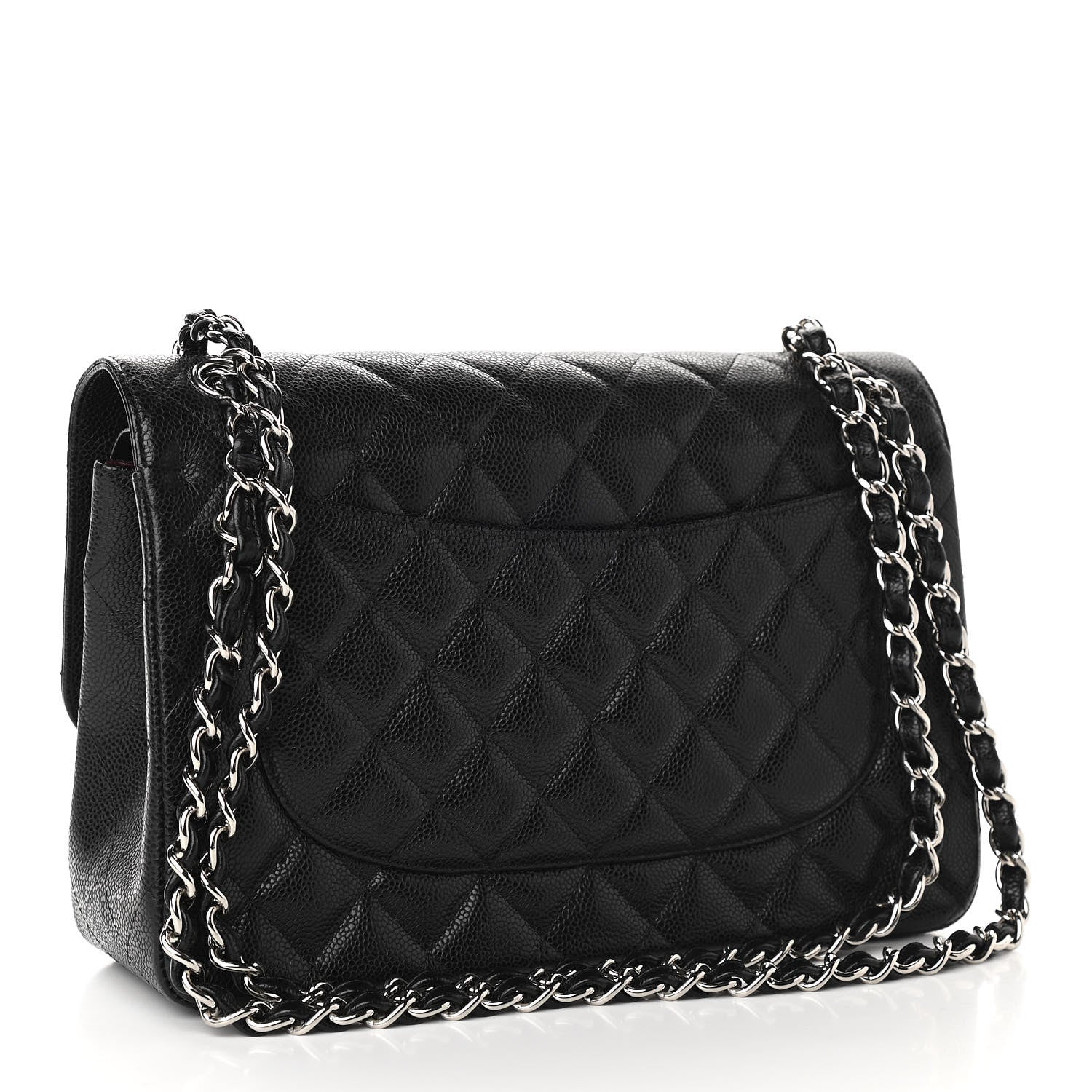 Chanel Caviar Quilted Jumbo Double Flap Black 4 of 15