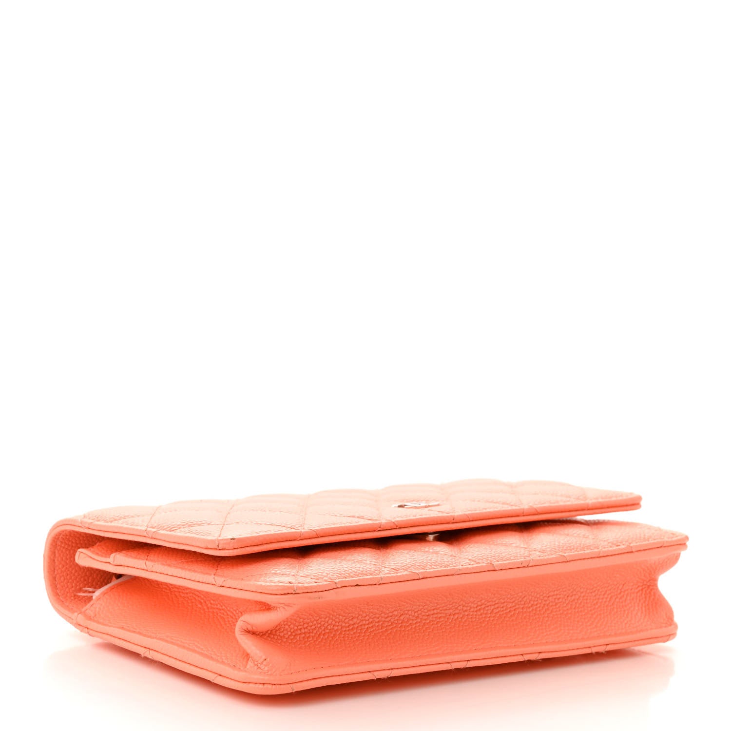 Chanel Caviar Quilted Wallet on Chain WOC Coral 4 of 13