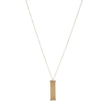 Tiffany 18K Yellow Gold Diamond Somerset Pendant Necklace 1 of 6