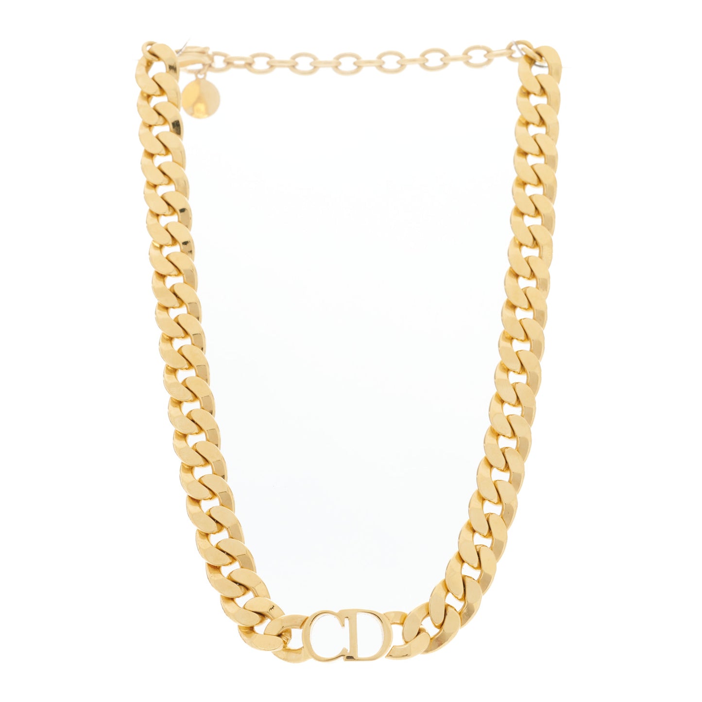 Metal Danseuse Etoile Chain Choker Necklace Gold