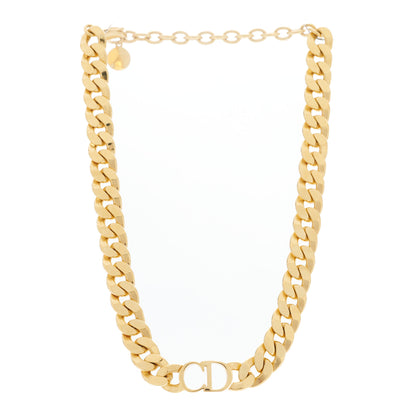 Christian Dior Metal Danseuse Etoile Chain Choker Necklace Gold 3 of 6