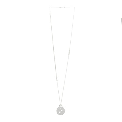 Tiffany Sterling Silver Return to Tiffany Zodiac Sagittarius Round Tag Pendant Necklace 3 of 6