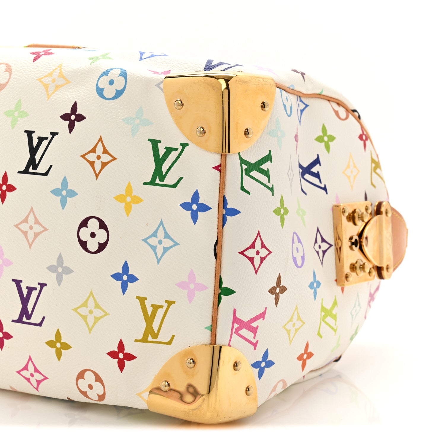 Louis Vuitton Monogram Multicolor Speedy 30 White 9 of 9