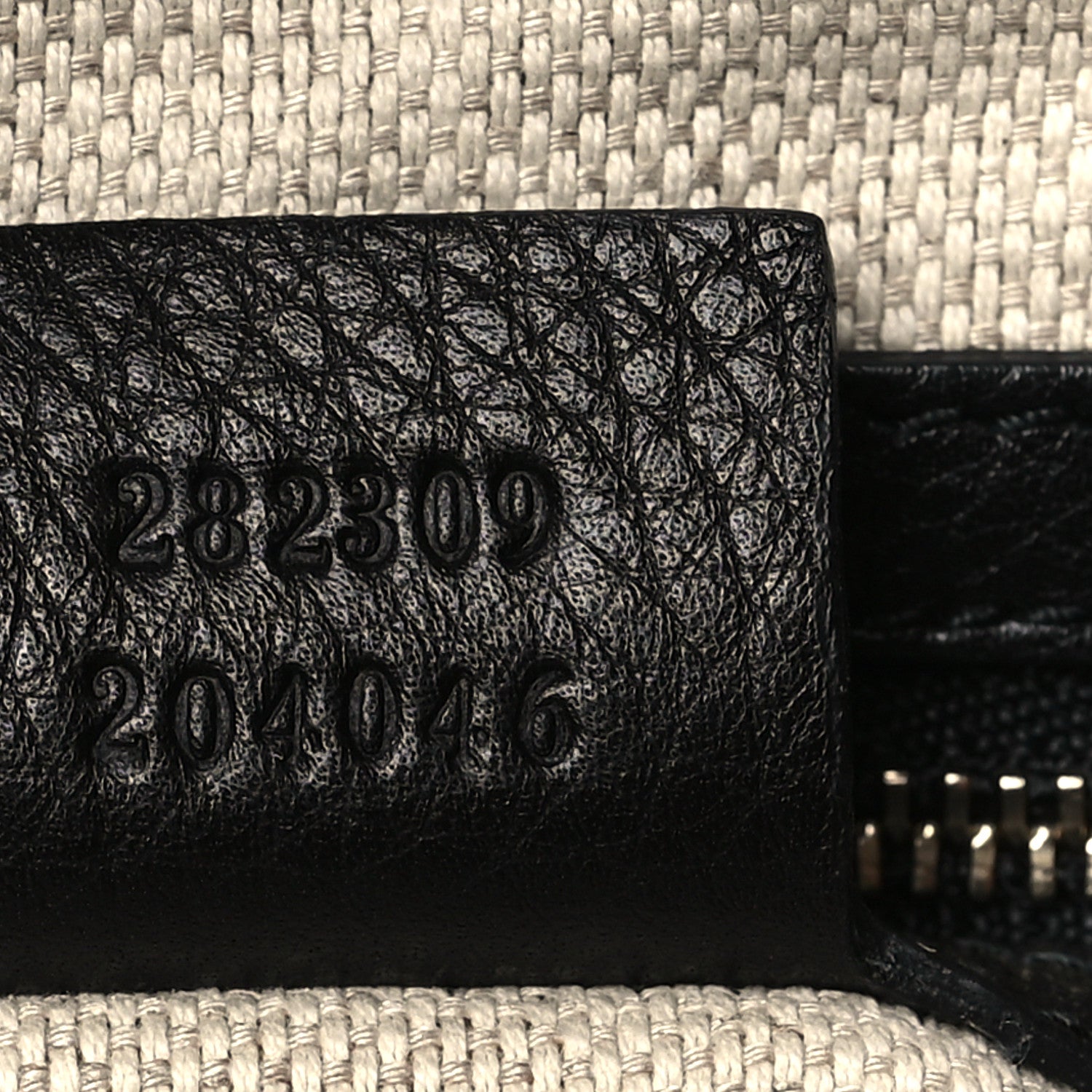 Gucci Pebbled Calfskin Medium Soho Shoulder Bag Black 6 of 8