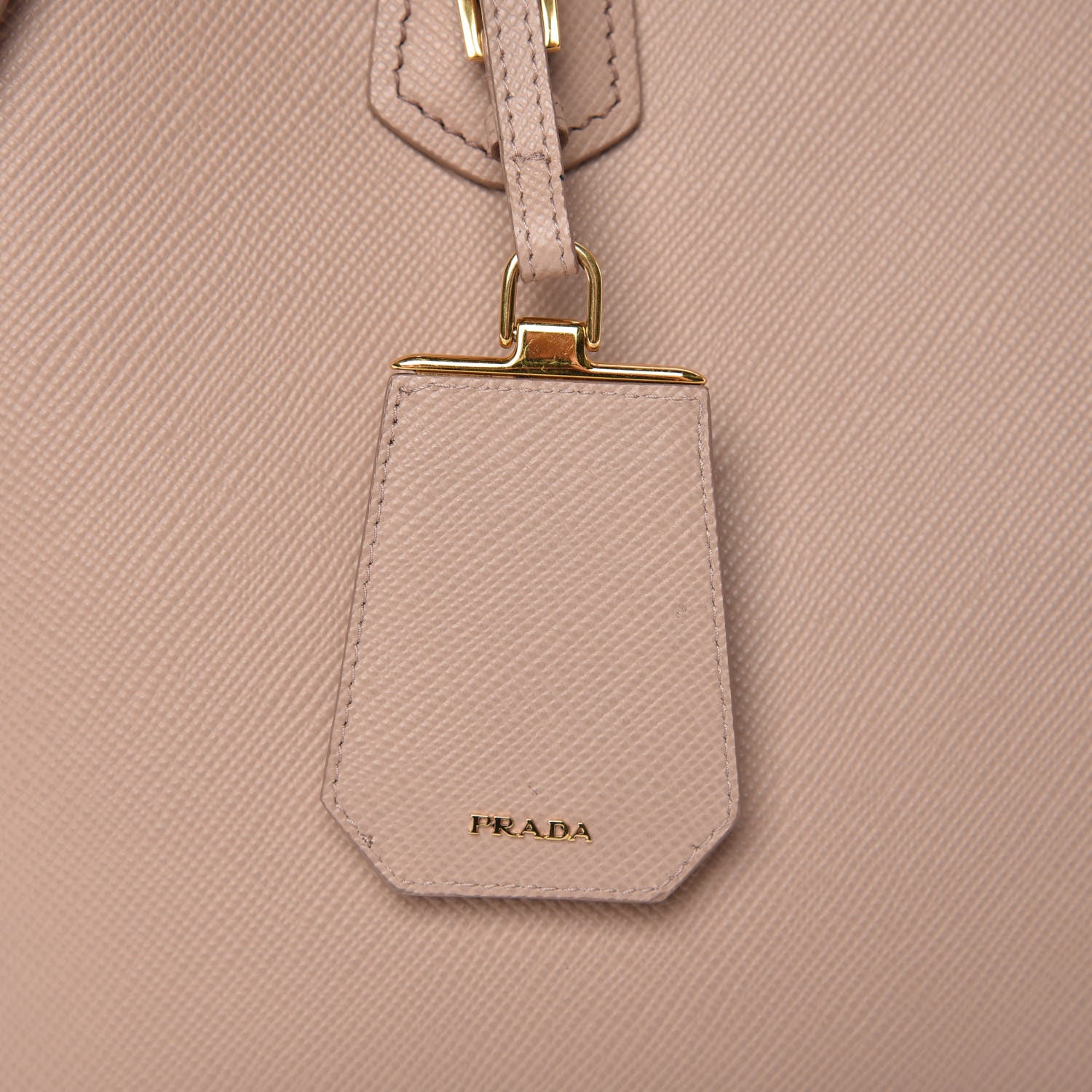 Prada Saffiano Cuir Medium Double Bag Cammeo Rosa 9 of 11