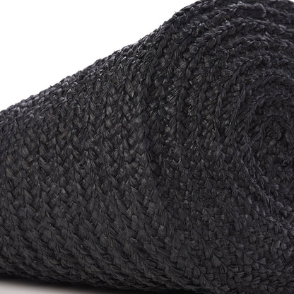 Saint Laurent Raffia Medium Panier Bag Black 8 of 9