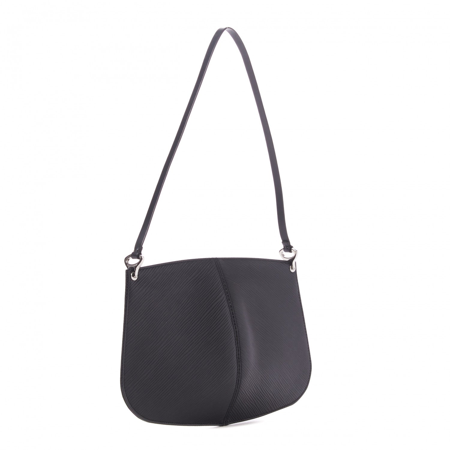 Louis Vuitton Epi Demi Lune Pochette Black 3 of 9