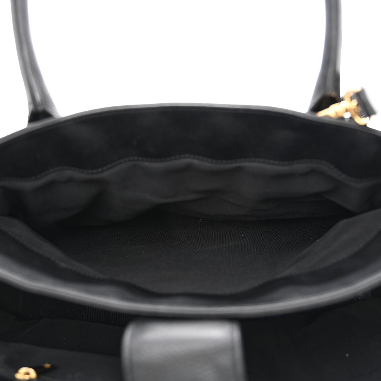 Chanel Calfskin Cerf Executive Shopper Tote Black 7 of 16