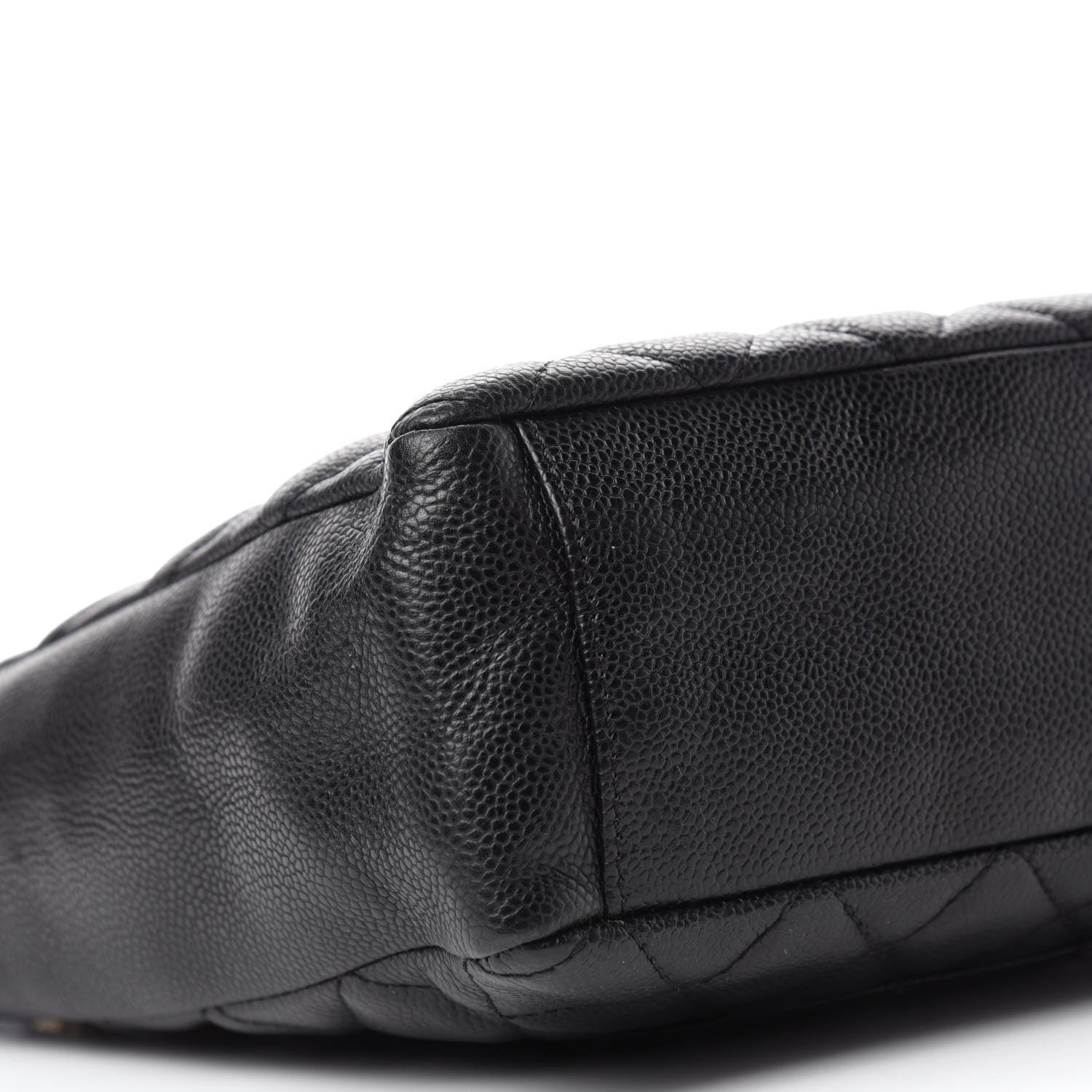 Chanel Caviar Quilted Petit Shopping Tote PST Black 6 of 11