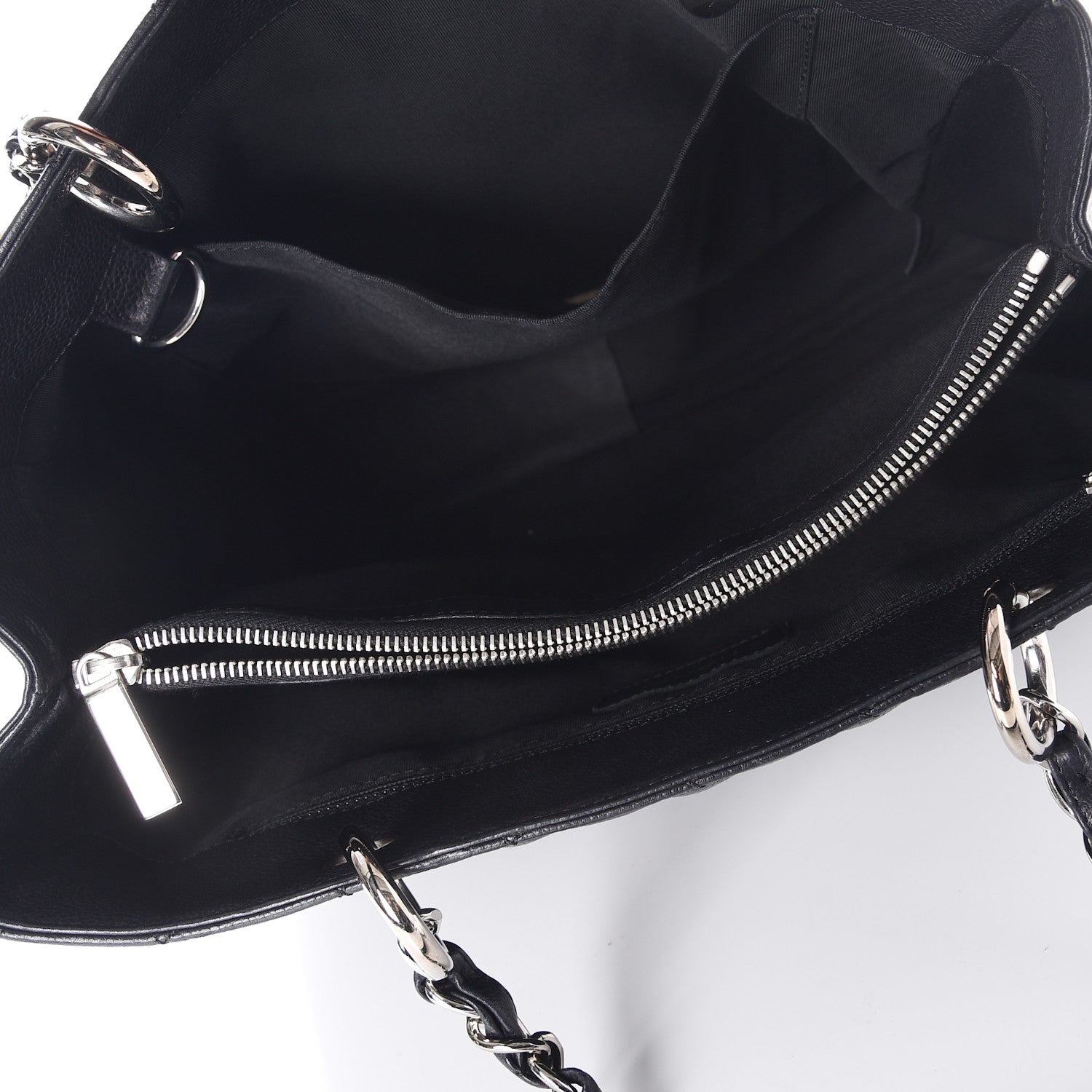 Chanel Caviar Quilted Grand Shopping Tote GST Black 5 of 12