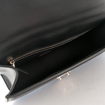 Valentino Garavani Vitello Medium Glam Lock Rockstud Flap Black 5 of 7