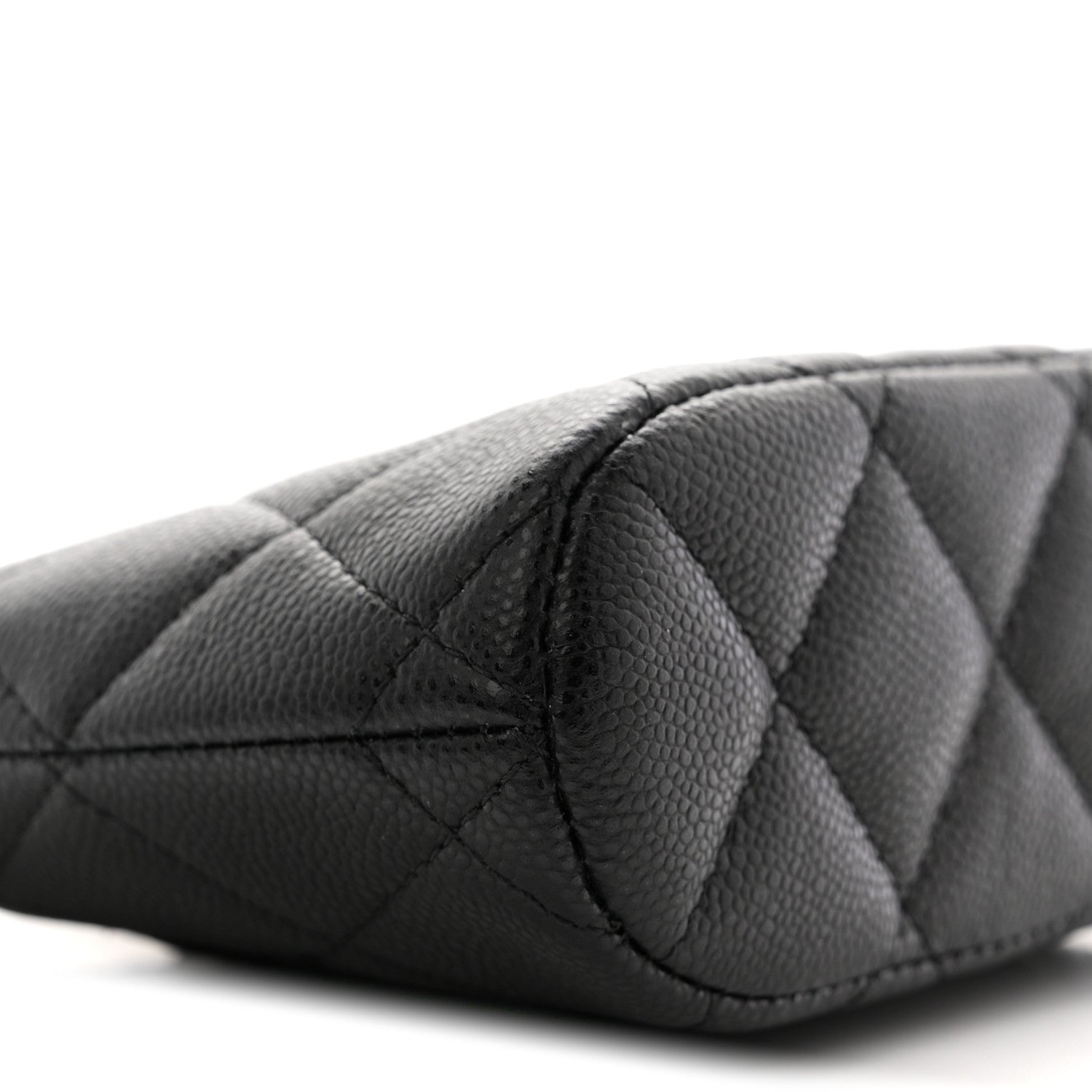 Chanel Caviar Quilted Classic Clutch With Chain Black 9 of 12