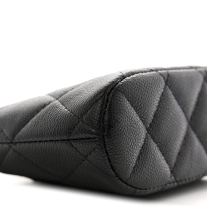 Chanel Caviar Quilted Classic Clutch With Chain Black 9 of 12