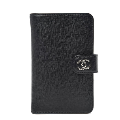 Chanel Caviar Sevruga Large Zip Pocket Wallet Black 1 of 11