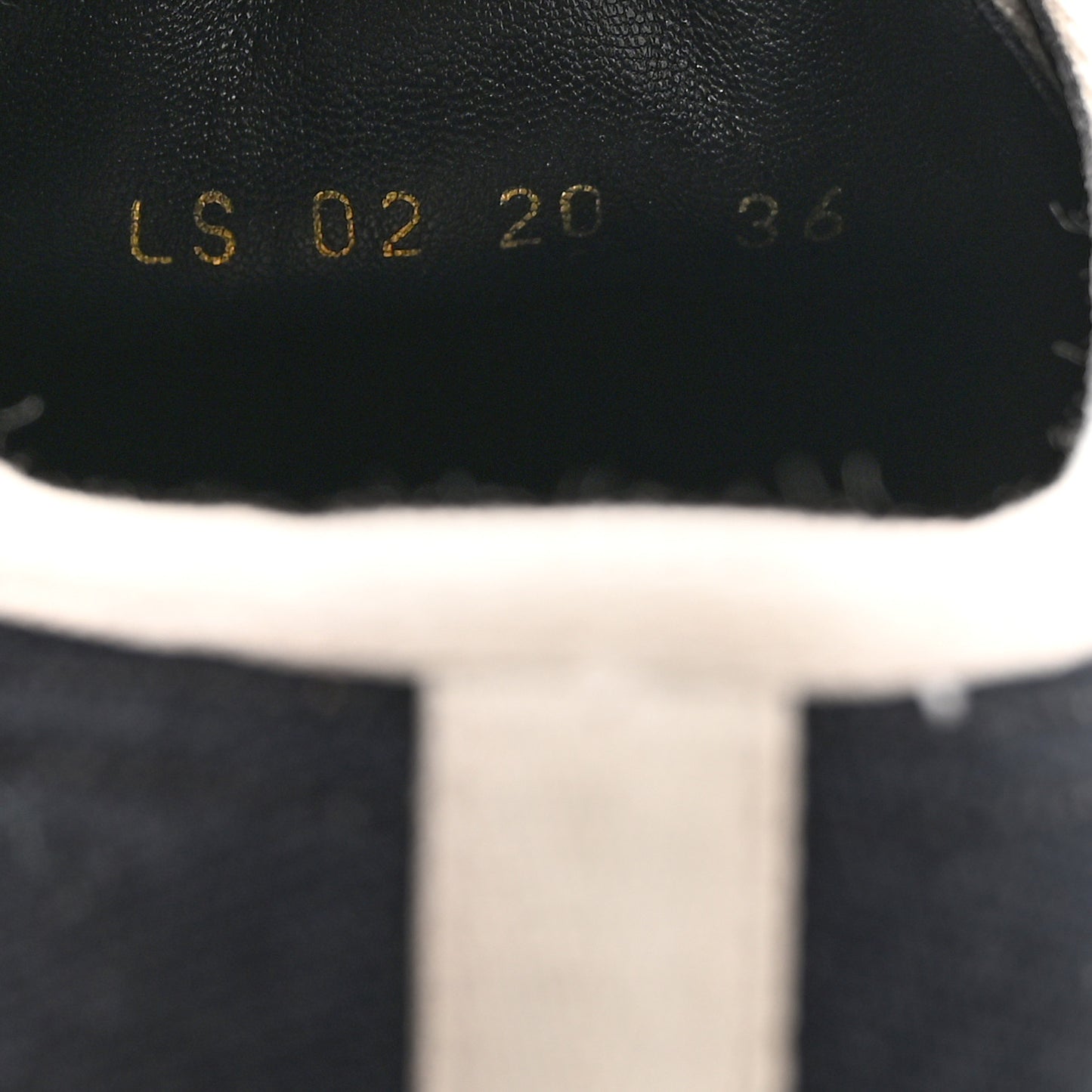Canvas Walk'N'Dior Low Top Sneakers 36 Black
