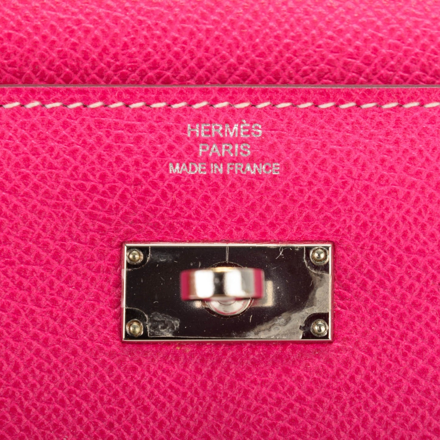 Epsom Kelly Longue Wallet Rose Tyrien