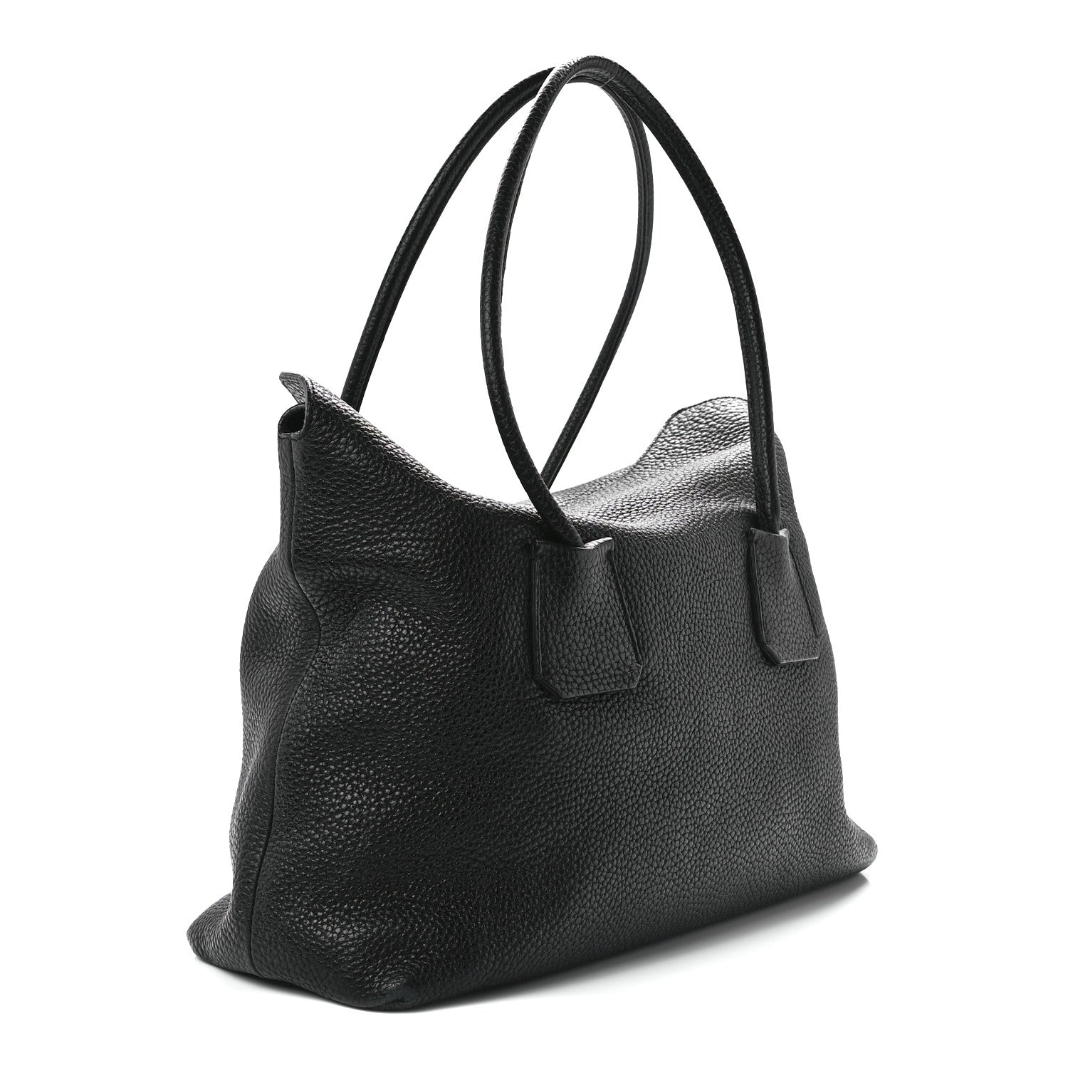 Burberry London Grainy Calfskin Medium Baynard Tote Black 3 of 11