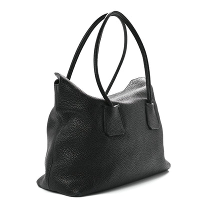 Burberry London Grainy Calfskin Medium Baynard Tote Black 3 of 11