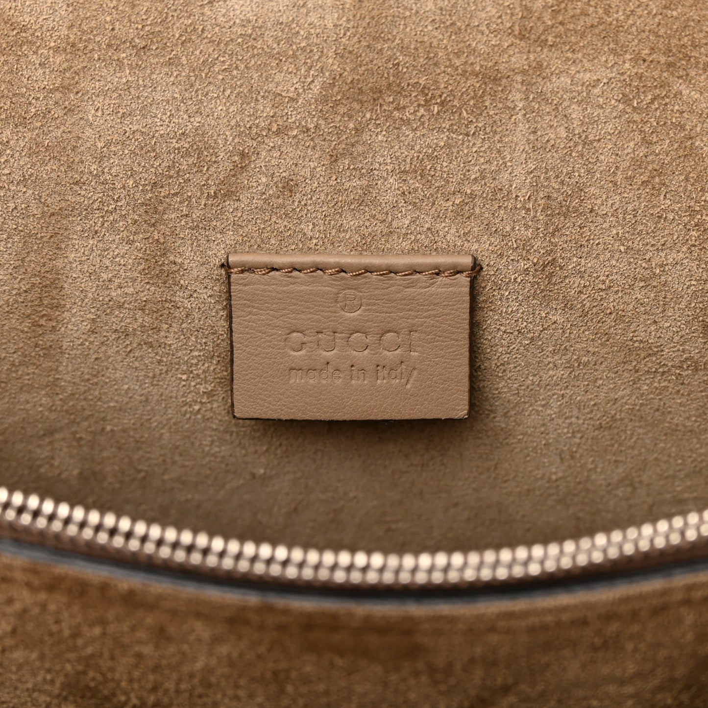 GG Supreme Monogram Medium Dionysus Shoulder Bag Taupe